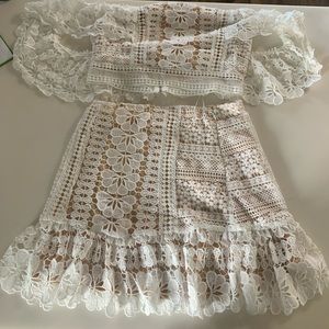 NWT!! 2 piece skirt set size medium